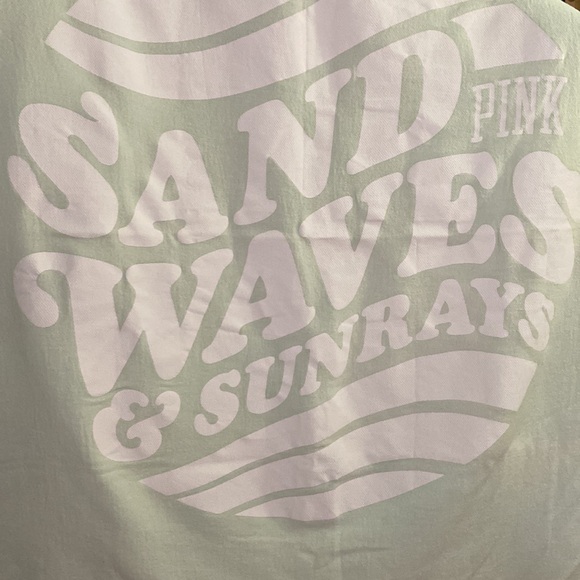 Victoria Secret PINK Beach Blanket Green - Picture 1 of 2